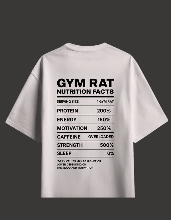 Gym Rat Nutrition Unisex Oversized Classic T-Shirt