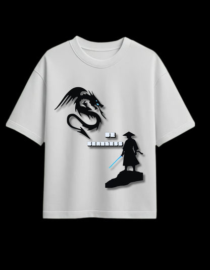 Fearless Samurai Unisex Oversized Classic T-Shirt