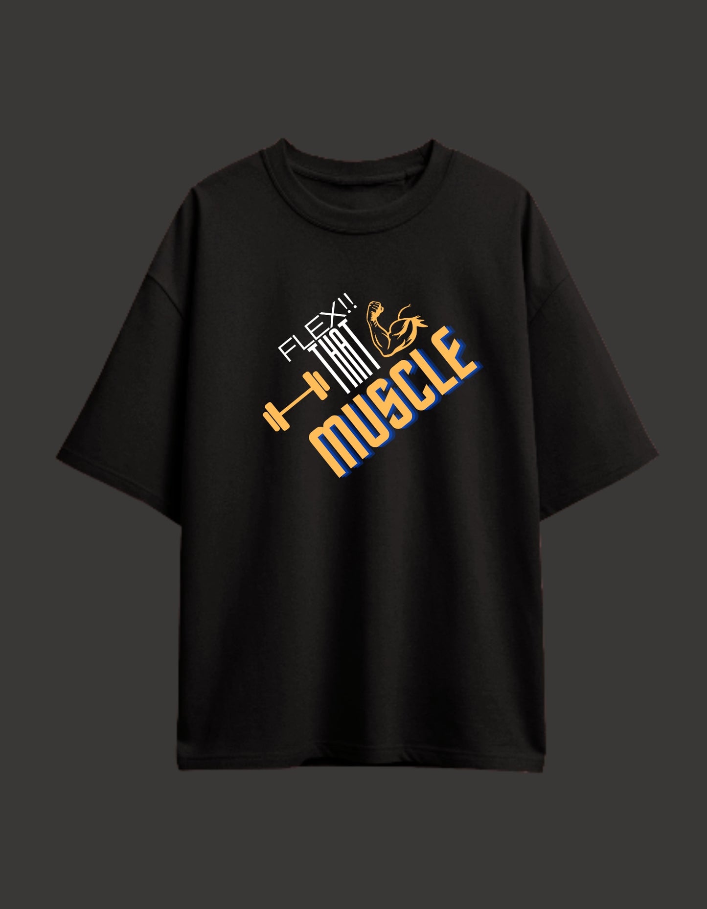 Flex To Show !! Unisex Oversized Classic T-Shirt